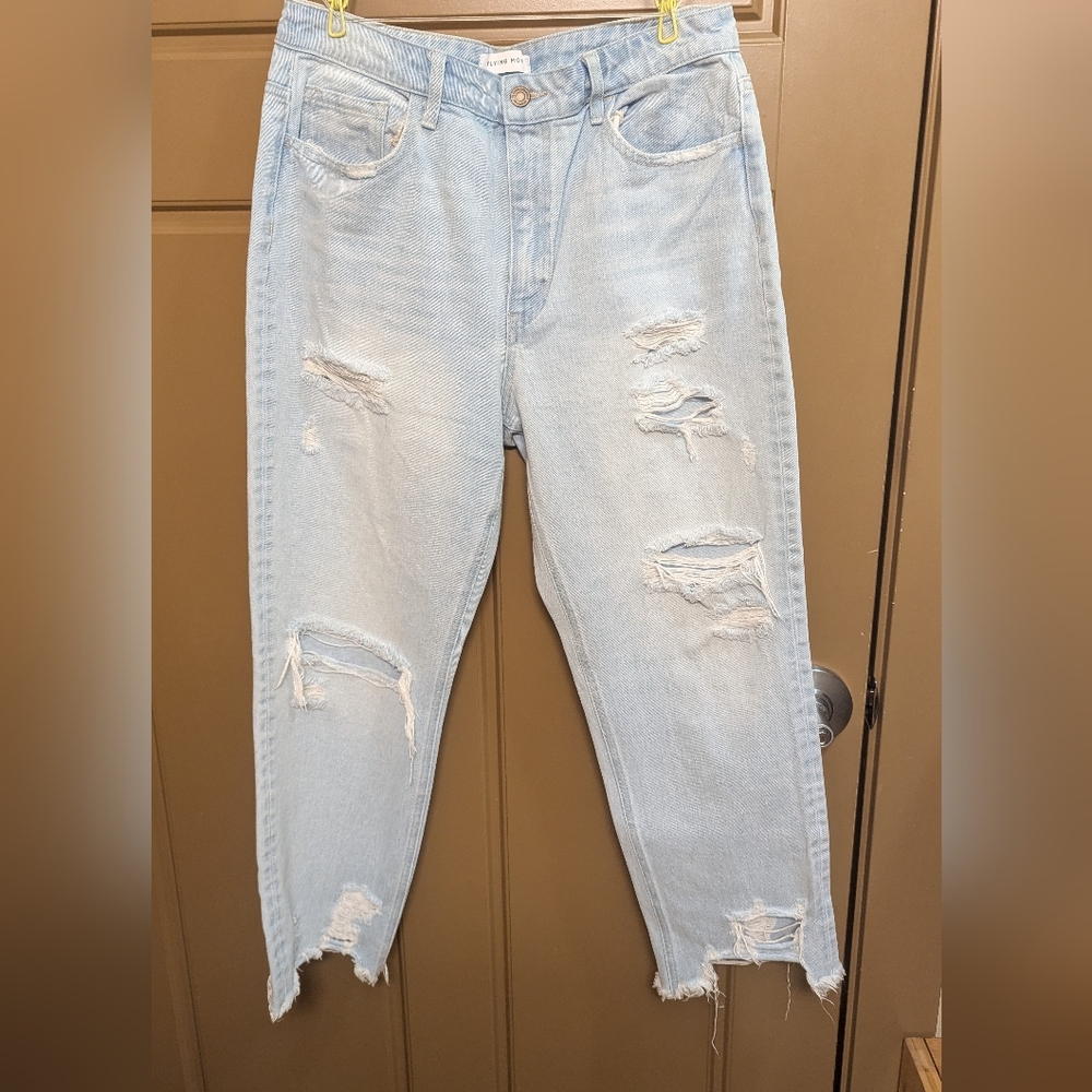 Flying Monkey Jeans. Size 30 Light Blue Hi Rise.